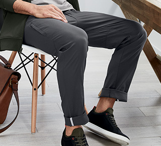 shop men's travel pant.