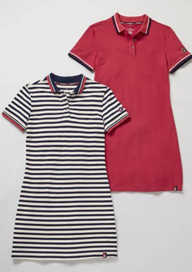 Women's Polo Dresses in various colors