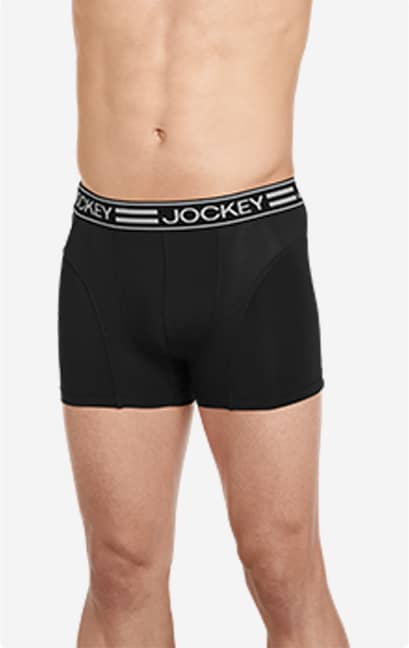 Men's Jockey Underwear 4-pack Classic Knit Full-Rise Briefs/Black