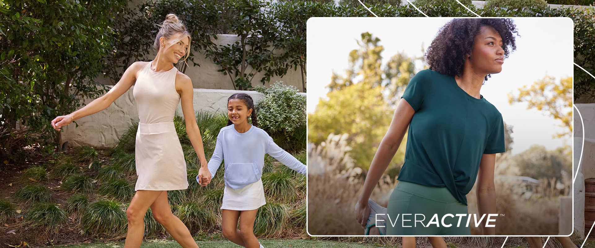 2 woman outside wearing everactive clothing