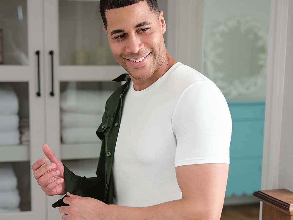 Big & Tall Classic Crew Neck Undershirt- 6 Pack