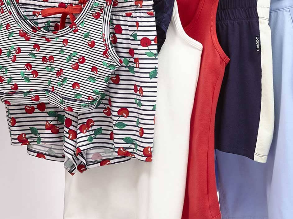 Jockey Apparel in Red, White, and Blue