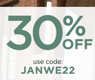 30% off use code: JANWE22