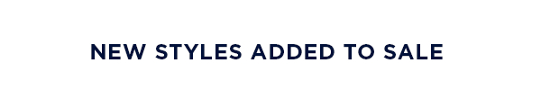 new styles added to sale