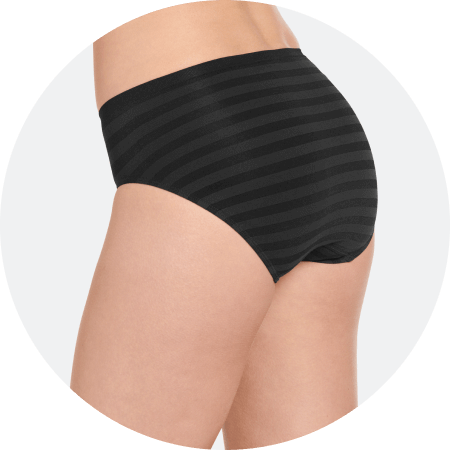 Reebok Women's Plus Sized Underwear - Seamless Hipster Briefs (3 Pack),  Charcoal Grey/White/Black, Size 1X : : Fashion