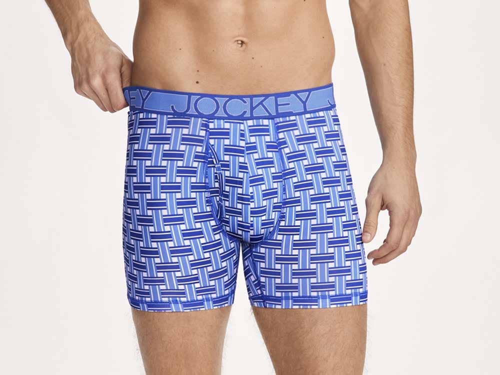 Man wearing Active Microfiber 5" Boxer Brief