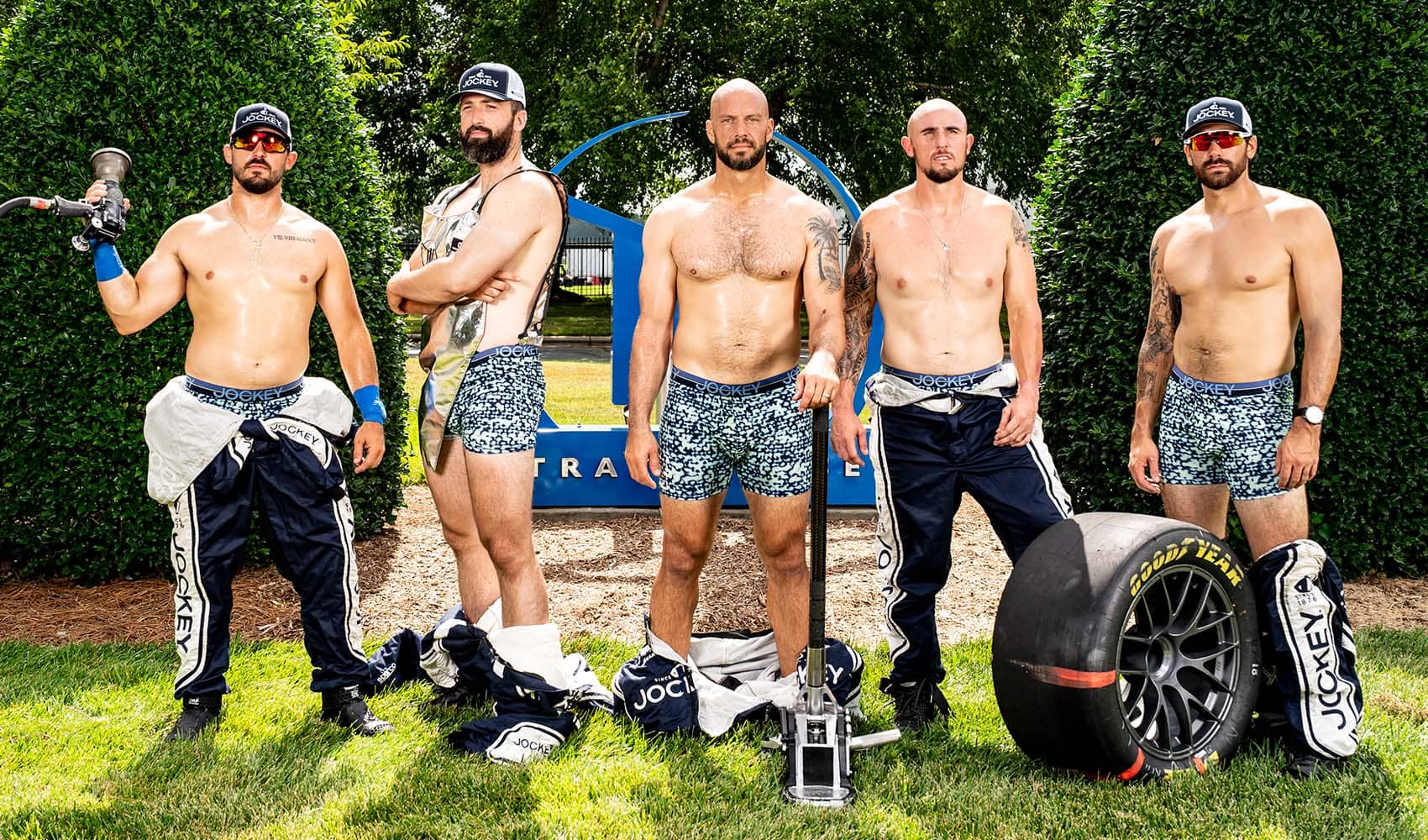Ross Chastain's Pit Crew in Jockey Infinite Cool Underwear