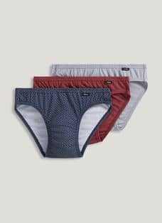 Jockey Men's Underwear Elance Poco Brief - 2 Pack, Turquoise geo