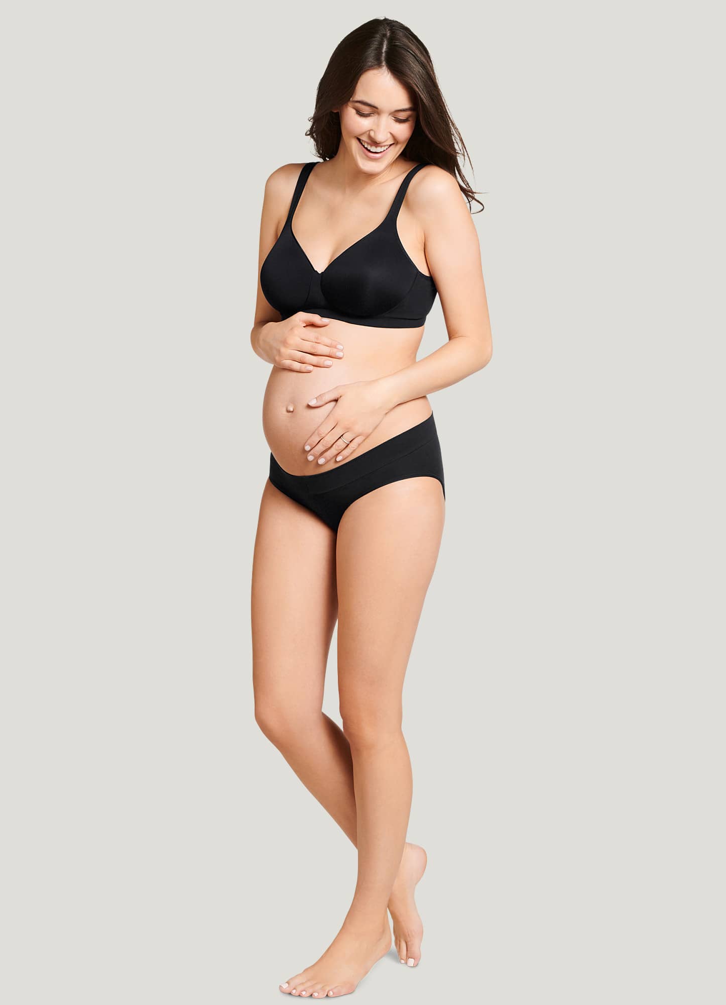 Jockey Generation™ Under Belly Maternity Hipster Underwear - Nude L/XL