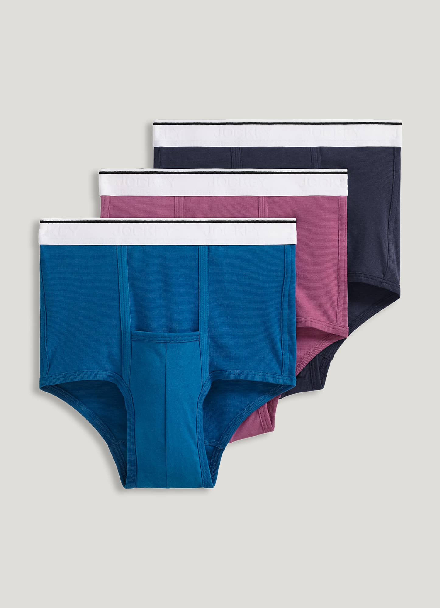 Buy Jockey Men's Underwear Elance Poco Brief- 2 Pack, black, L
