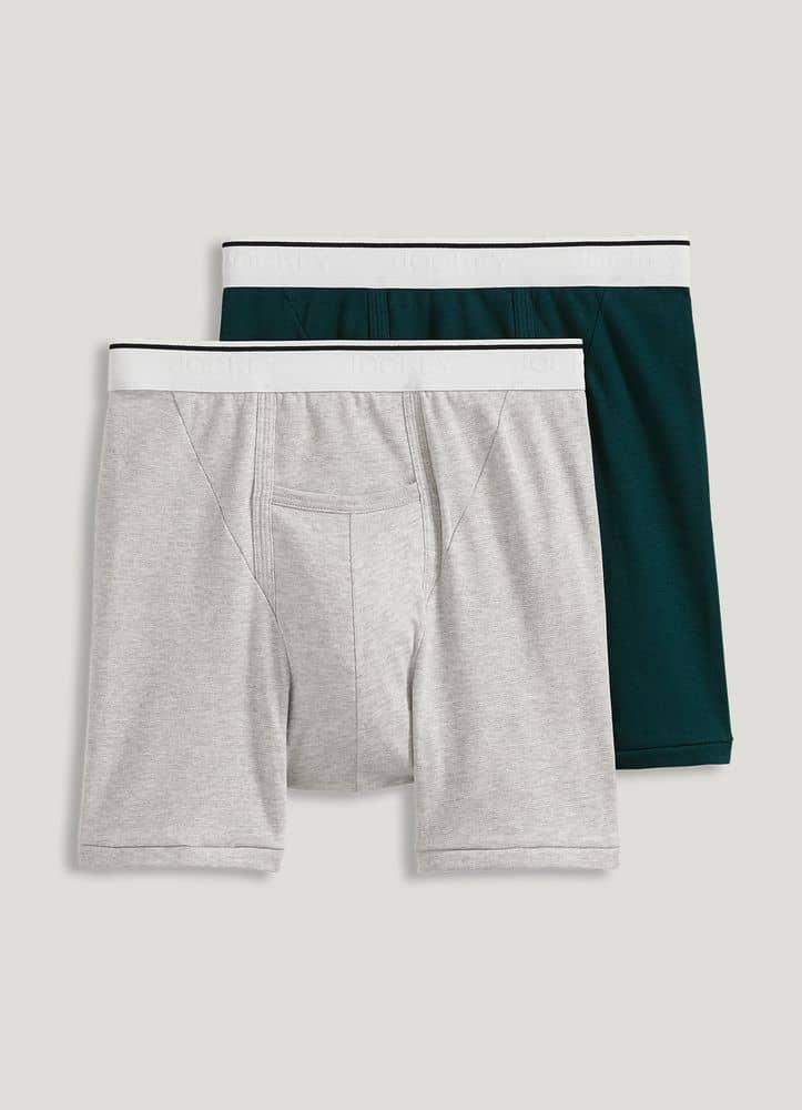 Men's Boxers: Printed or Plain Cotton Underwear