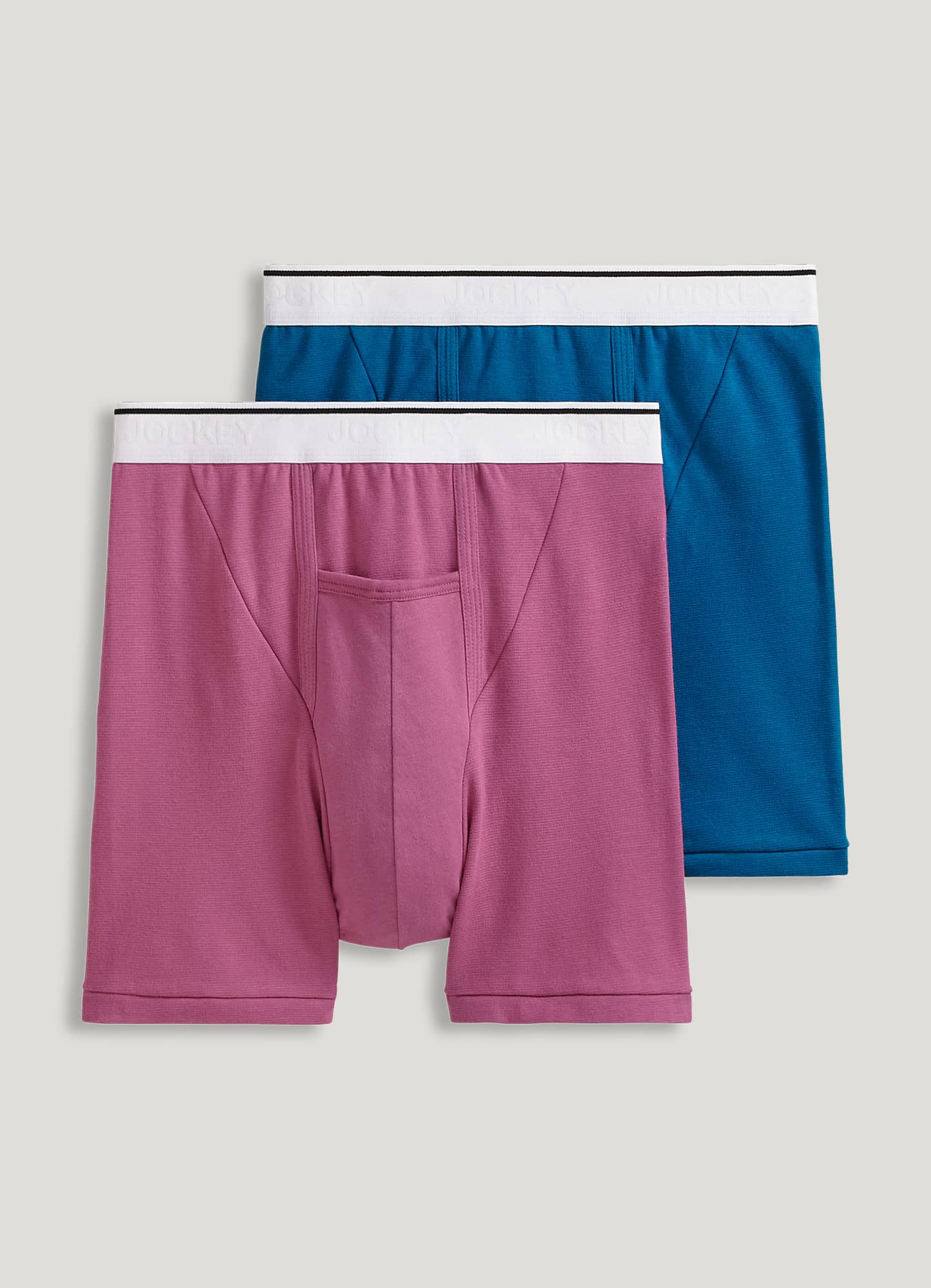 Light Blue Boxer Brief with Flat Band