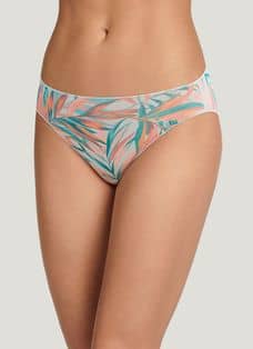 Jockey Womens No Panty Line Promise Tactel Bikini Underwear Bikini Briefs  Nylon 6 Floral Mirage Purple : Target