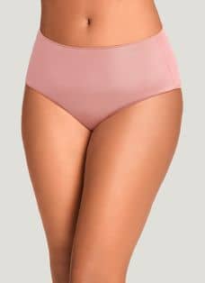 3-in-a-Pack Jockey No Panty Line Promise White Microfiber Hip Briefs 7 Women  NEW