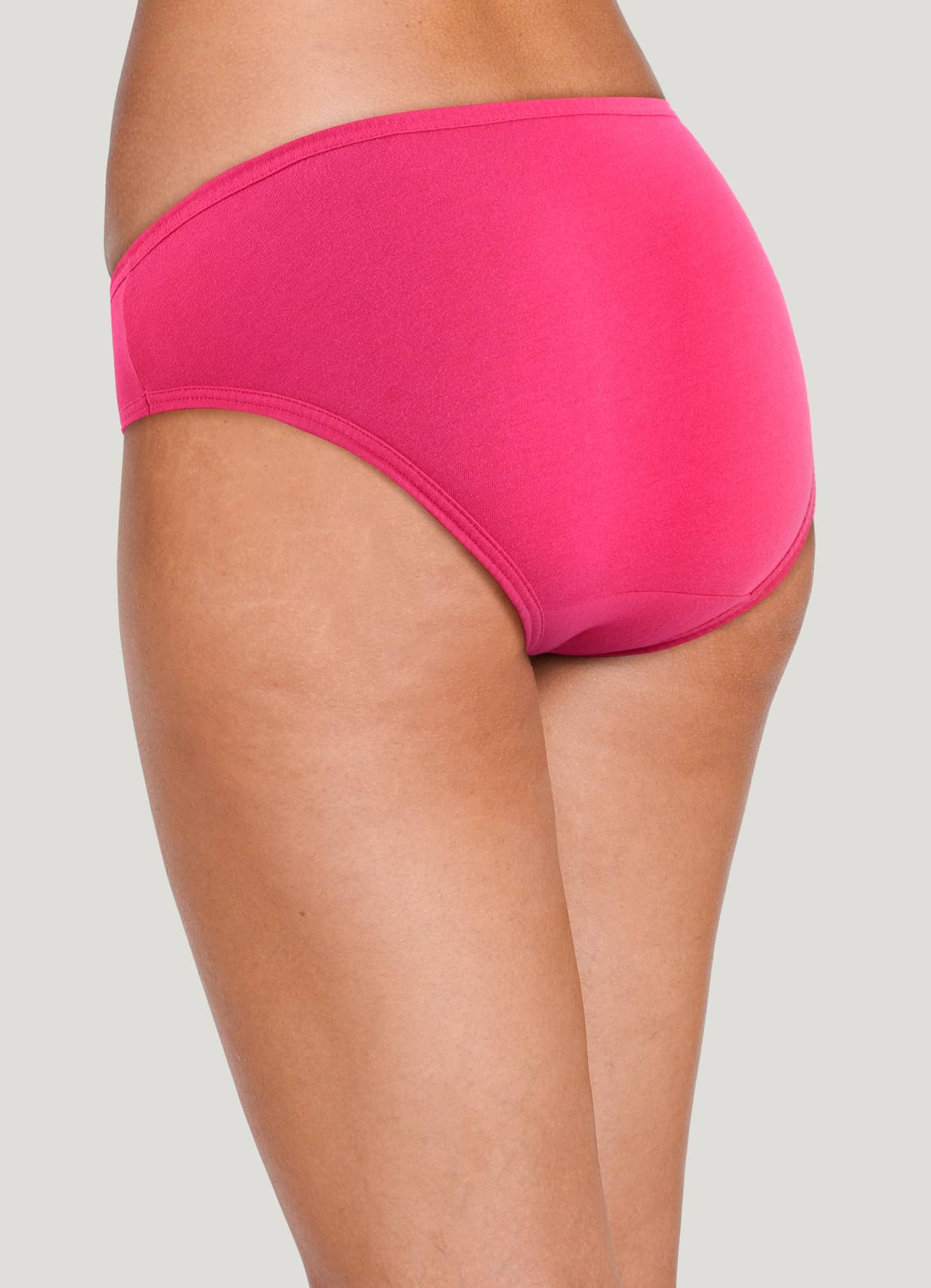Jockey Generation™ Women's Soft Touch Logo String Bikini Underwear -  Burgundy Blush XXL