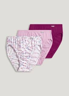 Jockey Women's Underwear No Panty Line Promise Tactel Hi Cut, Sapphire, 6