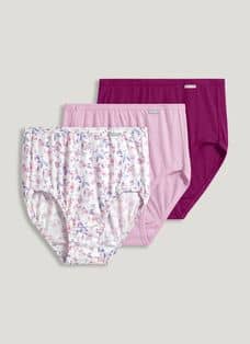 Jockey Women's Underwear Soft Touch Breathe Hi Cut, Sunday Brunch, M at   Women's Clothing store