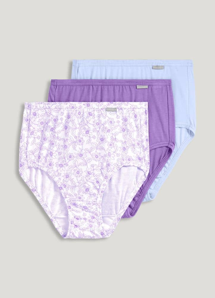 Jockey Plus Size Elance Brief Panty- 3 Pack – Princess Lingerie
