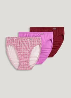 Jockey Women's Underwear Smooth & Shine Seamfree Heathered Hi Cut, Grey