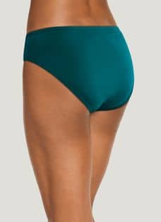 New Jockey Women's size 7 Bikini Underwear Supersoft Comfy Snowflakes Navy  Blue