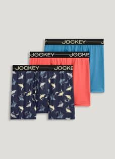 Jockey® Boys' Cotton Stretch Boxer Brief - 3 Pack