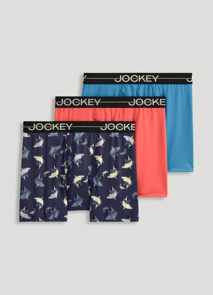 Jockey® Boys' Microfiber Stretch Boxer Brief - 3 Pack