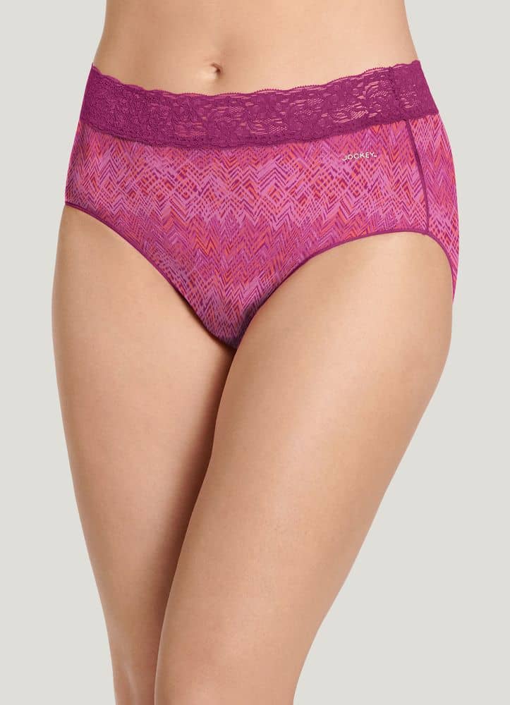 Jockey® No Panty Line Promise® Tactel® Lace Hip Brief