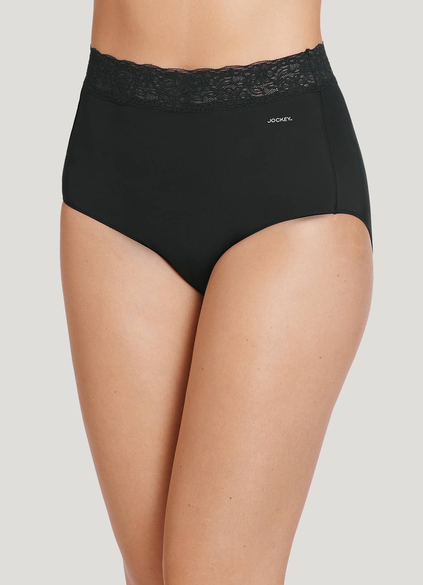 Tommy John Women's Underwear, Boyshort Lace Panties, Second Skin Fabric,  Black, Small, 3 Pack at  Women's Clothing store