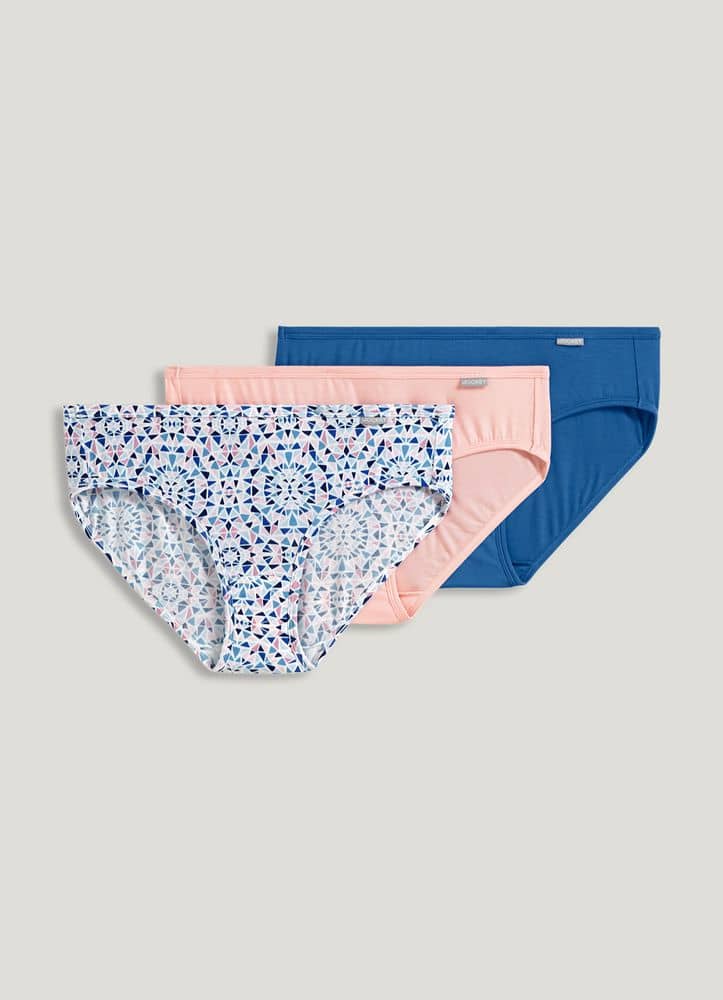 New 3 Pk Jockey Elance Supersoft Micromodal Bikinis Underwear Panties 6 7 8  2070