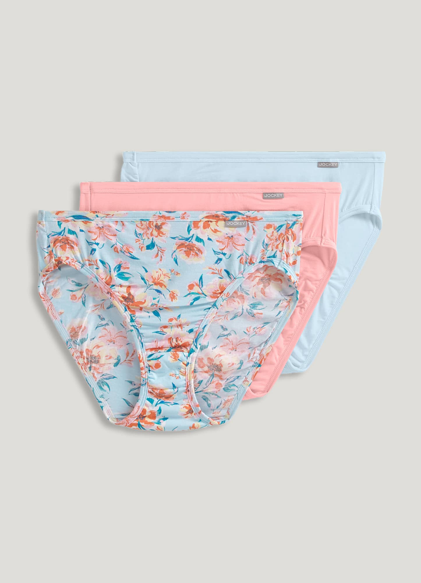 Jockey Women's Underwear Elance Hipster - 3 Pack, Paradise