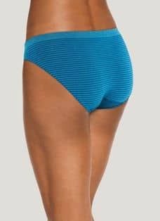 Jockey Smooth And Shine Seamfree Heathered Bikini Underwear 2186, Available  In Extended Sizes In Artistic Lavender Stripe