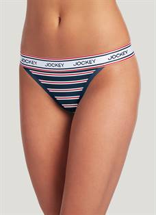 Buy Jockey Women's Underwear Retro Stripe Thong Online at