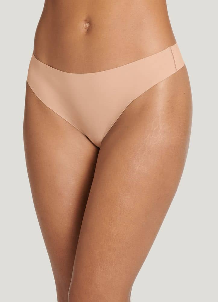 Jockey Women's No Panty Line Promise Tactel String Bikini 6 Placid