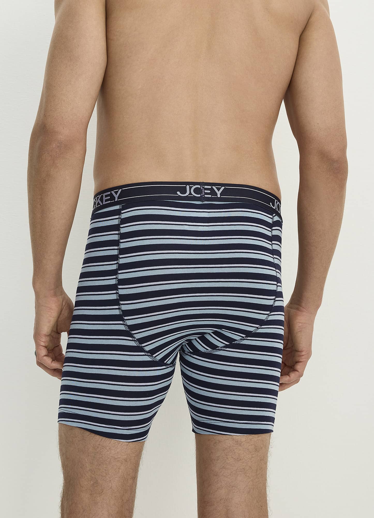 Jockey Lightweight Cotton Blend 7" Long Leg Boxer Brief - 4 Pack