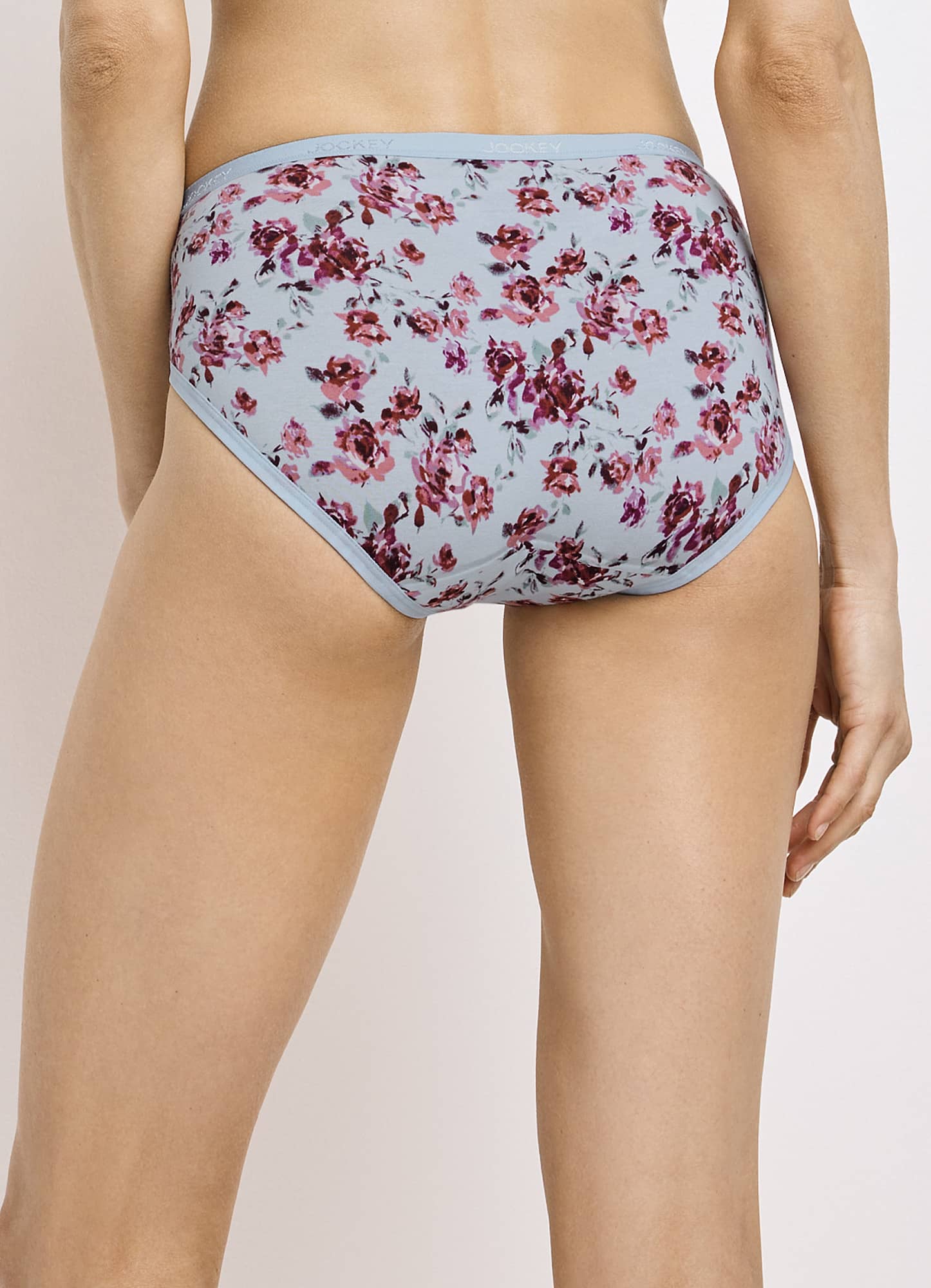 Jockey Worry Free Cotton Stretch Moderate Absorbency Hipster