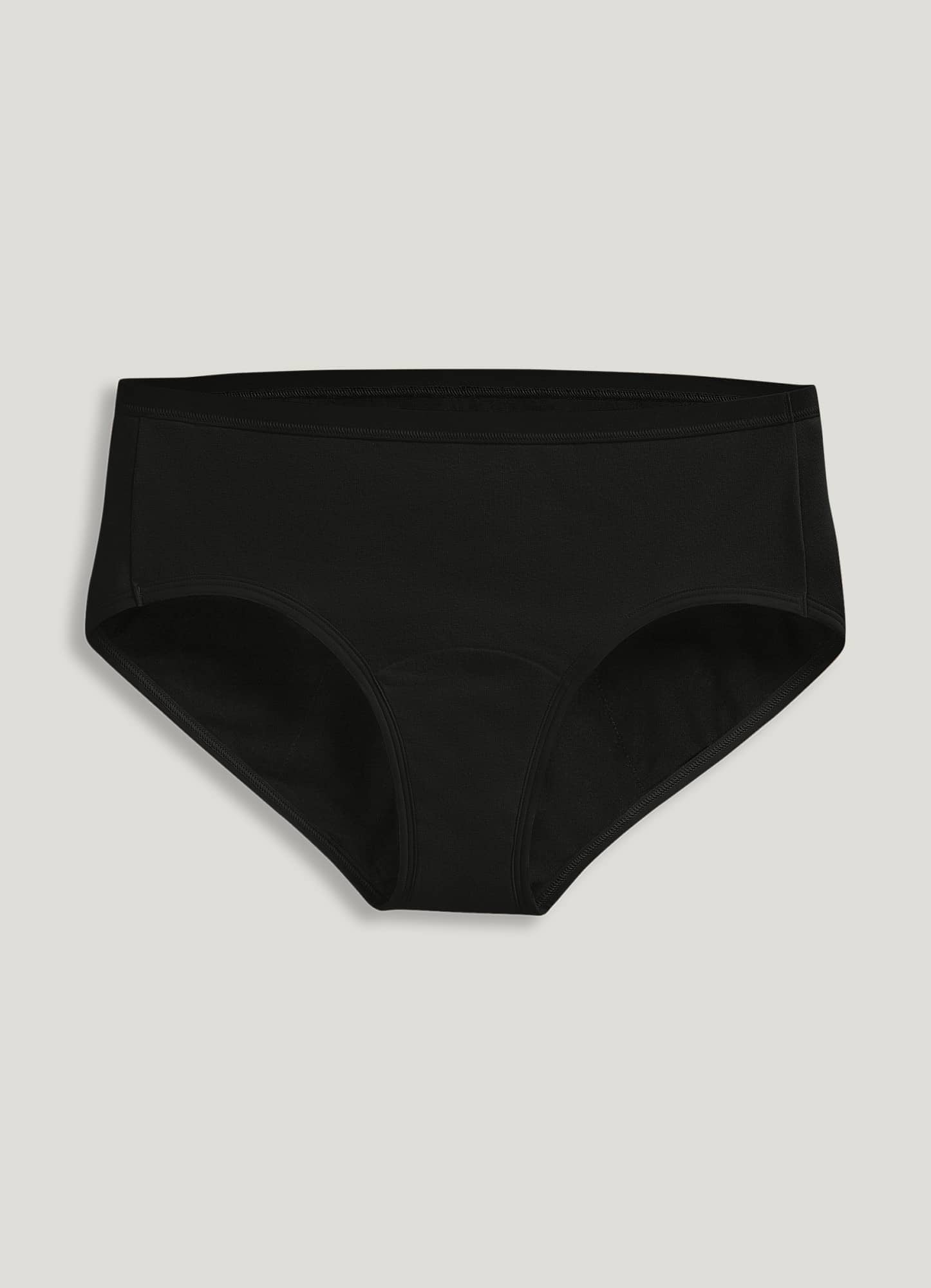 Jockey Women's Underwear Worry Free Cotton Stretch Moderate Absorbency  Brie, Navy, M
