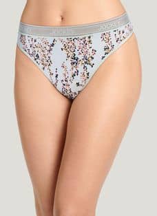 Jockey Women's Underwear Soft Touch Lace Modal Thong, Floral Dusk  Expression, S : Clothing, Shoes & Jewelry 