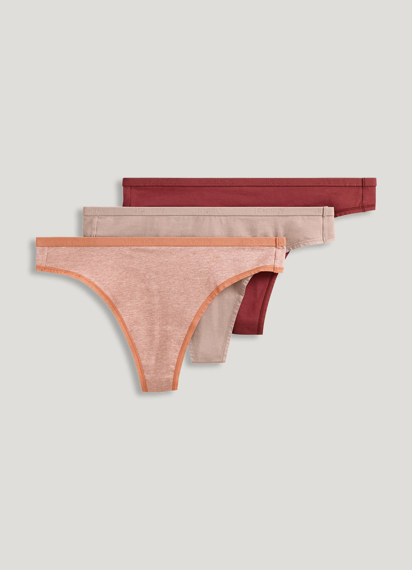 Men's Jockey Elance Bikini Briefs: Shell Pink