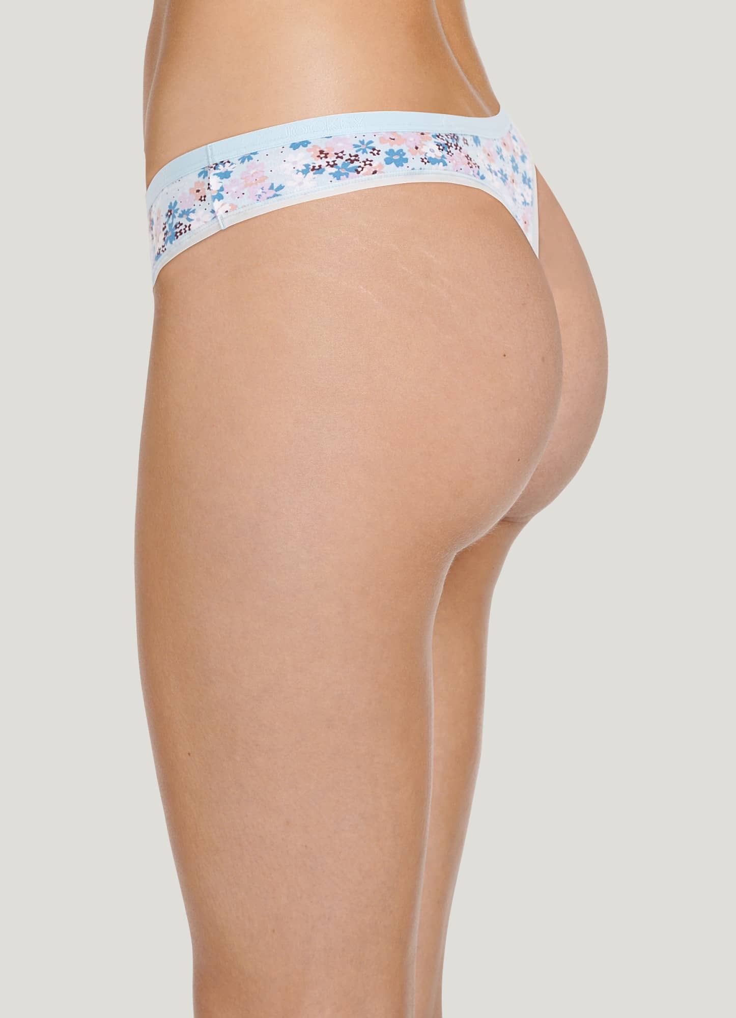 Jockey Organic Cotton Stretch Logo Thong - 3 Pack