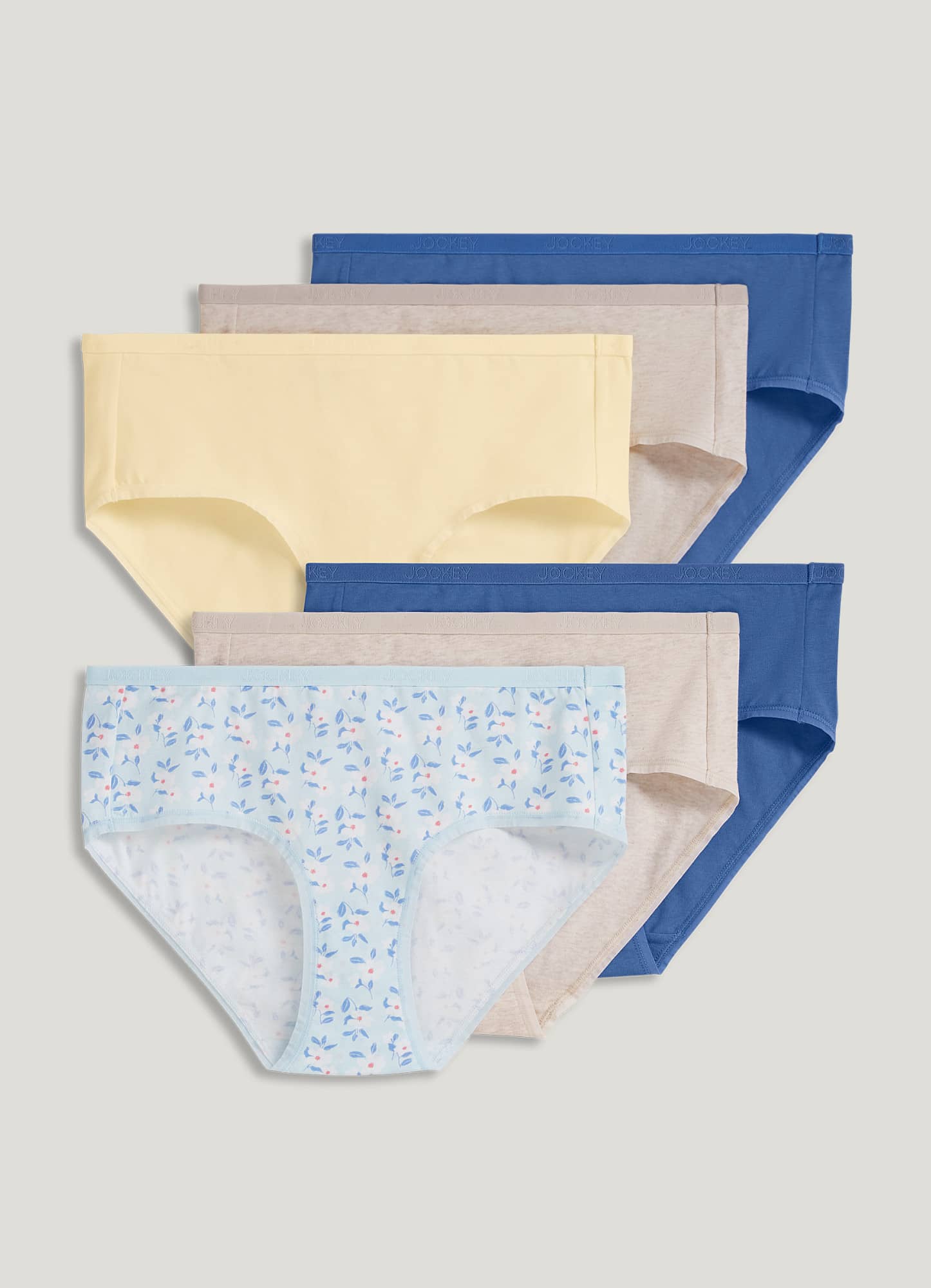 Jockey® Organic Cotton Stretch Logo Hipster - 6 Pack