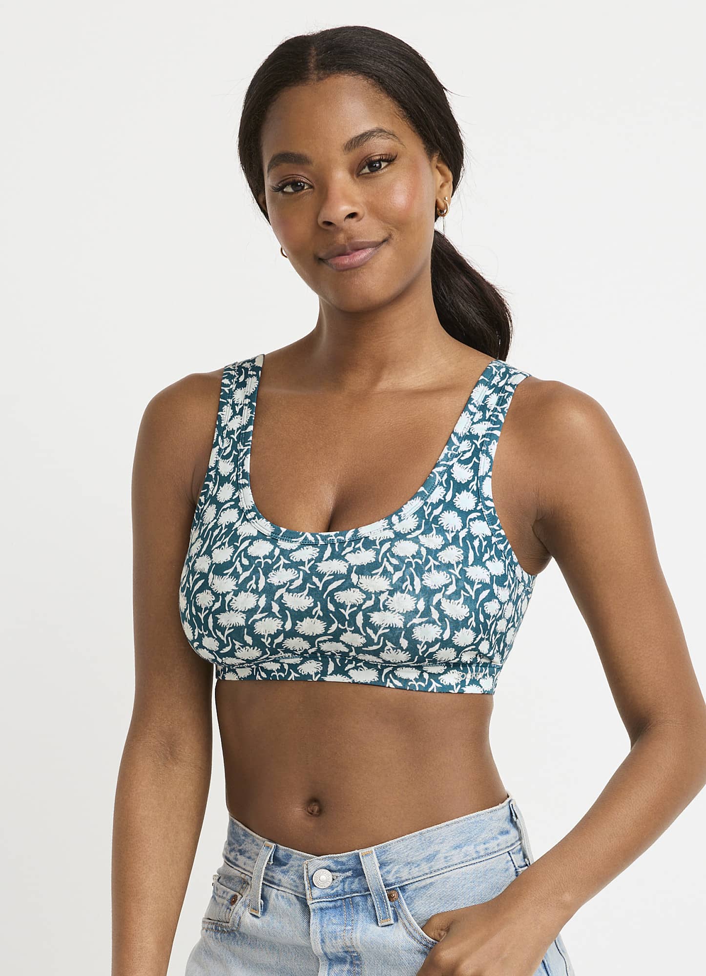 Jockey Organic Cotton Stretch Tank Strap Bralette