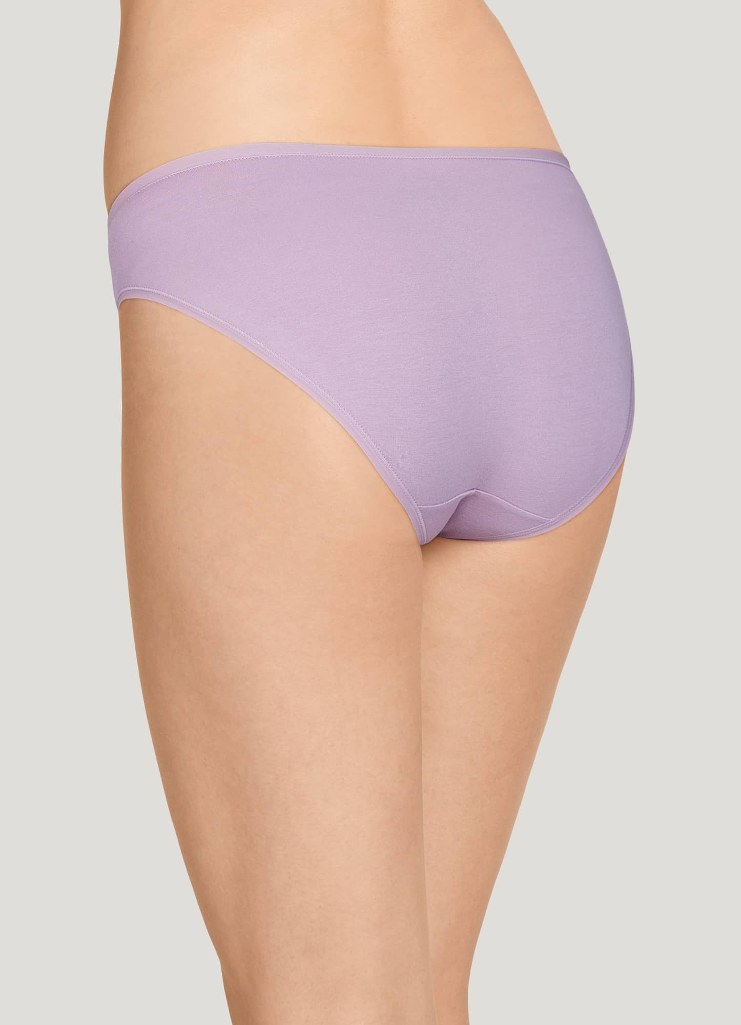 Jockey Women's Underwear Organic Cotton Stretch Logo Bikini - 6 Pack,  Almond/Light/Ivory, S at  Women's Clothing store