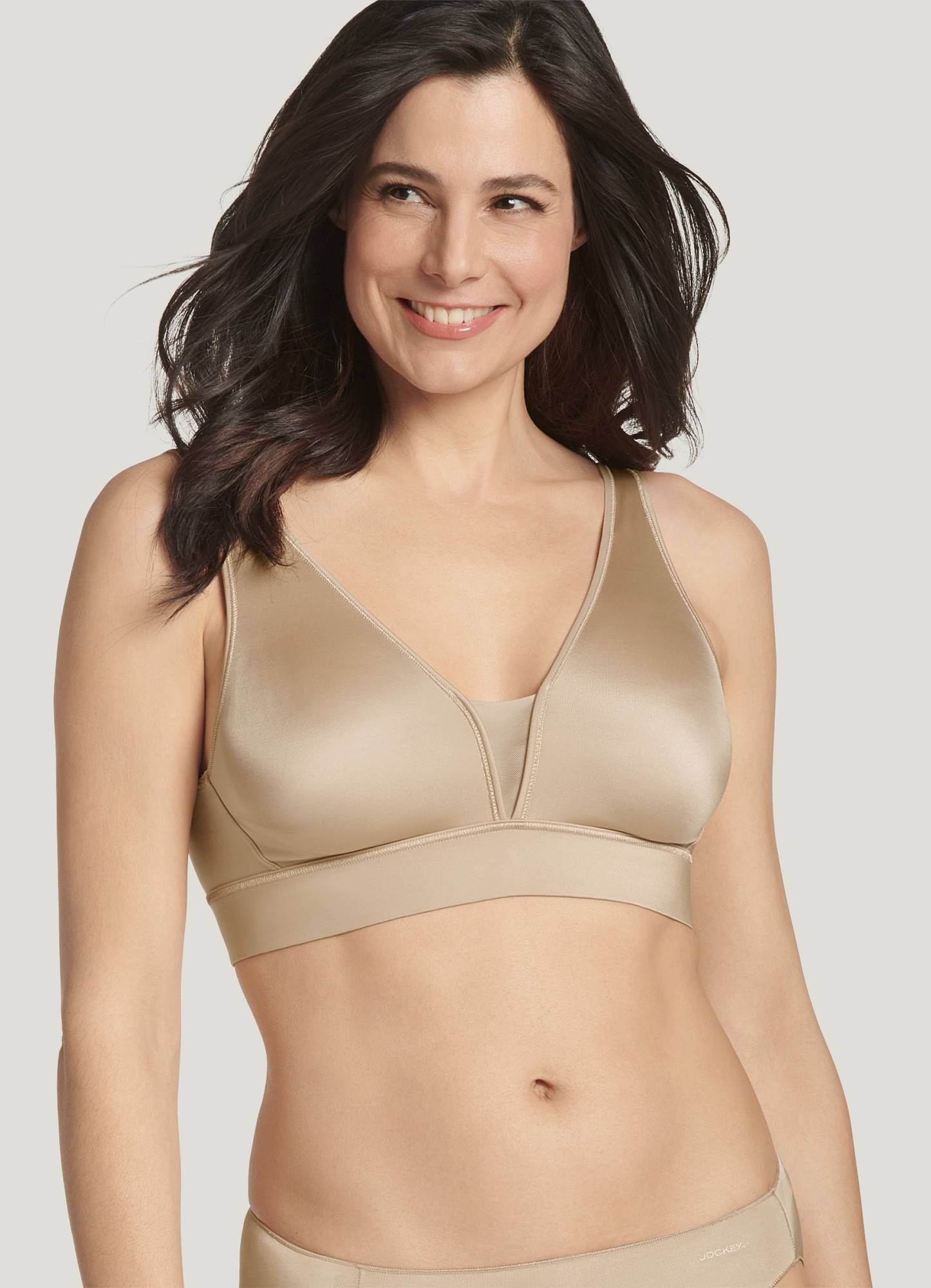 Get an uninterrupted good night sleep! Jockey Woman's sleep bras will  always have your back! So, go ahead and make your bed, it's time to drift  off to, By Jockey