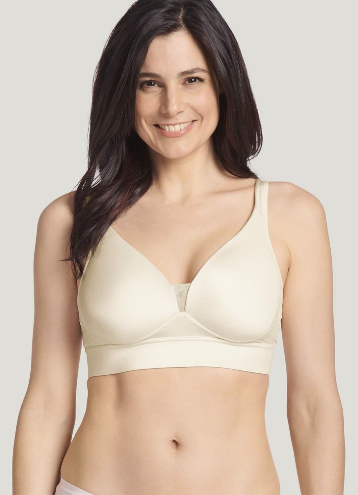 LINXY Cotton triple Hook Support Women's Cotton Bra With Broad