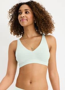 Jockey~Forever Fit Soft Touch Lace Molded Cup Wirefree  Bra~A466924~3491~Foam Cup