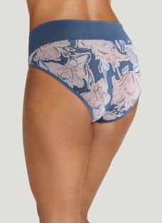 Jockey Women's Underwear Soft Touch Lace Modal Hi Cut, Black, S at   Women's Clothing store