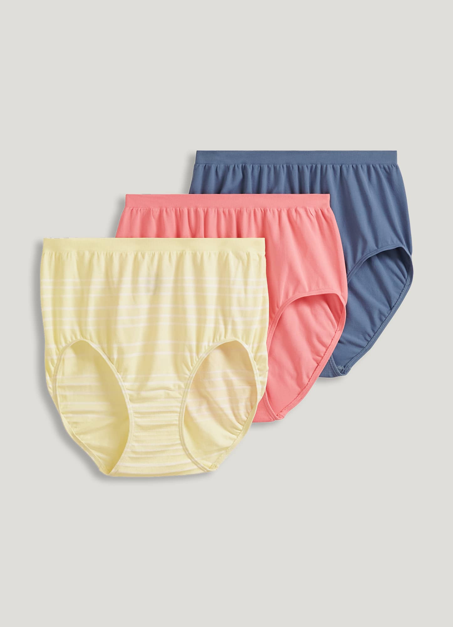 Jockey Women's Underwear EcoSeamfree Rib Boyshort, Pink Haze, XS at   Women's Clothing store
