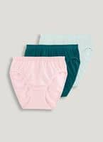 Jockey Women's Underwear Comfies Cotton Brief - 3 Pack, Deep