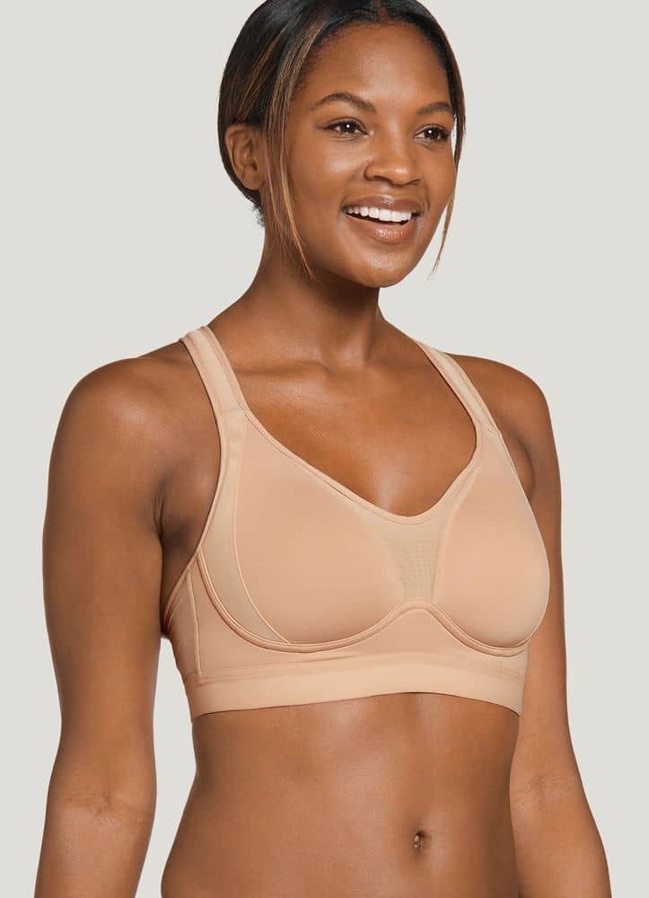 Jockey Women's Bra Forever Fit Mid Impact Molded Cup Active Bra