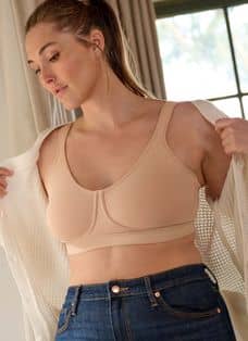 Angelina Wire-Free Cotton Full-Coverage Modesty Bras (6-Pack